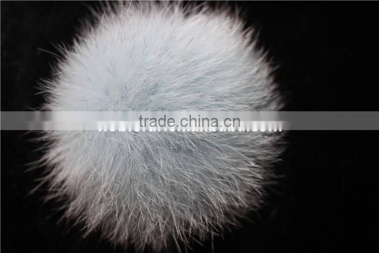 Real Fox Fur Pom Poms For Car Key Hangings Pendant Accessories