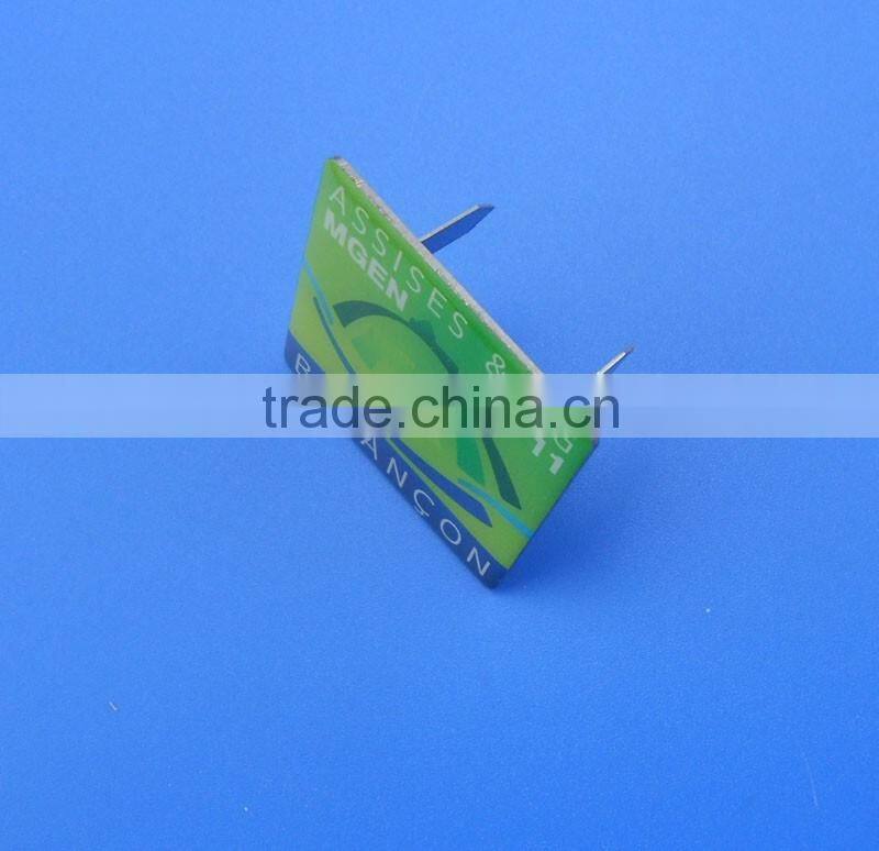 hard plastic brand name magnet custom name tags