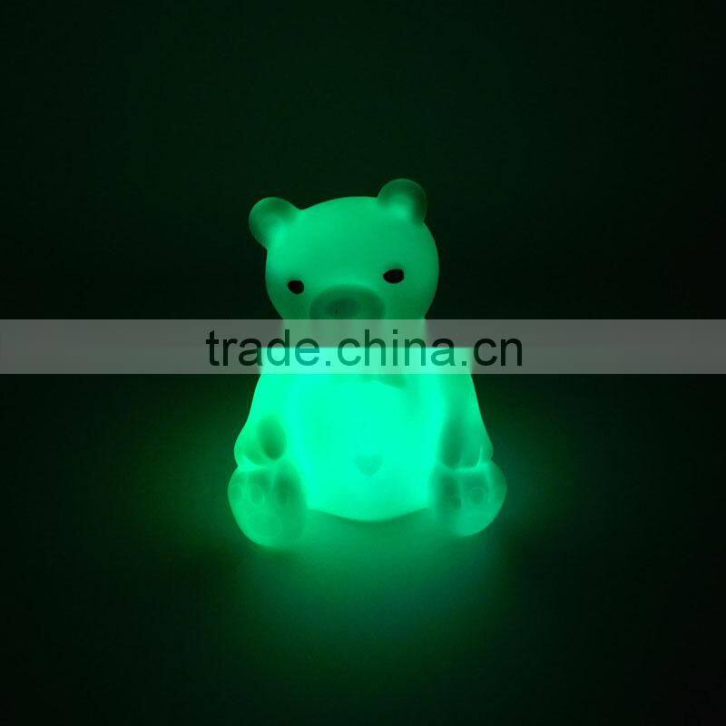 Plastic Honey Bear Plastic Electronic Toys Pvc Vinyl Wild Animal Toy