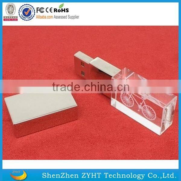 wholesale crystal usb flash drive for promotional gifts 4gb 8gb thumb drive