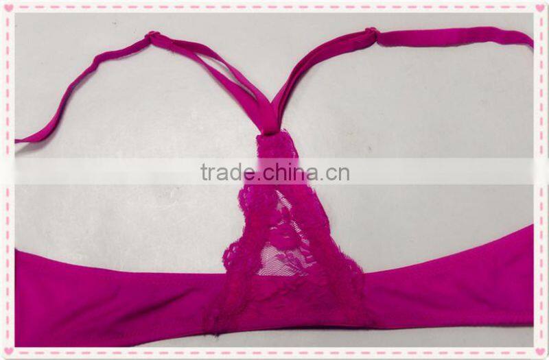 Fashion Racer Back Bras Girls Push-up Bra Top High Quality
