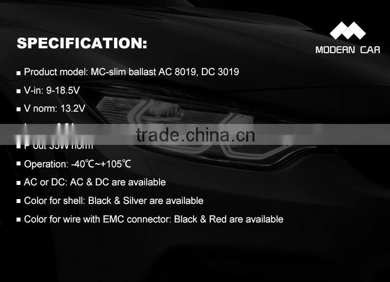 Auto lighting industry repair kit xenon hid ballast 35w 23000v