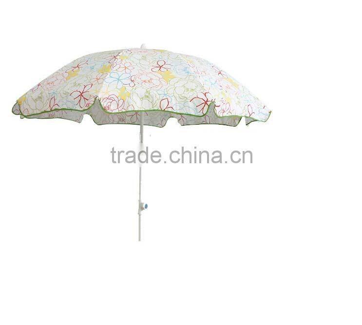 Polyester Fabric Beach Umbrella/ Fold umbrella