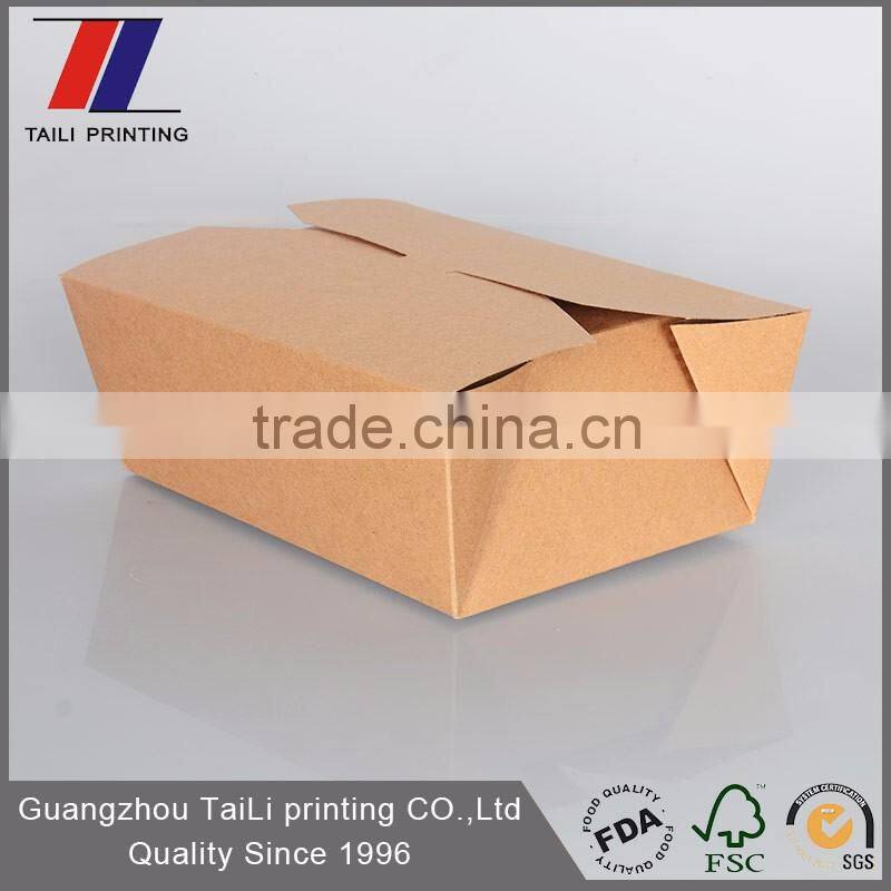 Custom kraft paper lunch boxes