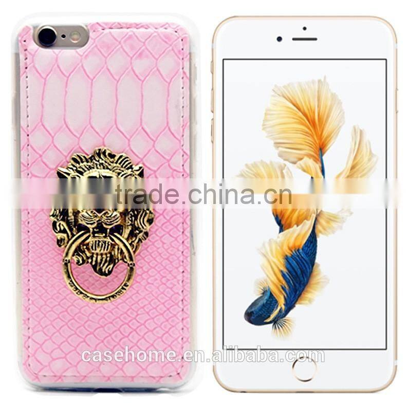 leather back case cover for ZTE ZMax 2 II Z958 Z955L Snake pattern phone case