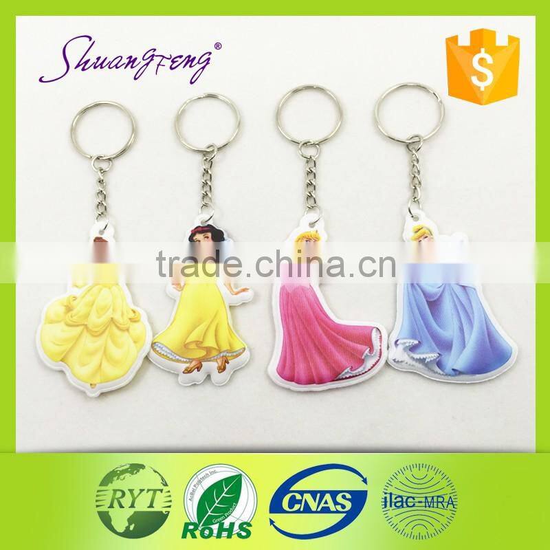 Most popular PVC keychain custom logo wholesale keychain