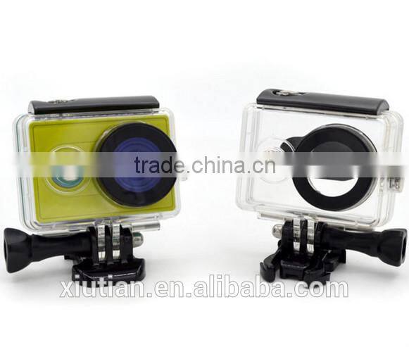 Xiaomi Yi Camera Waterproof Case+Surfing Mouth Mount+Floating Bobber for Xiaomi Yi Camera Accessories Xiaoyi Action