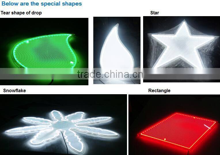 high brightness acrylic led ultra slim light guide panel