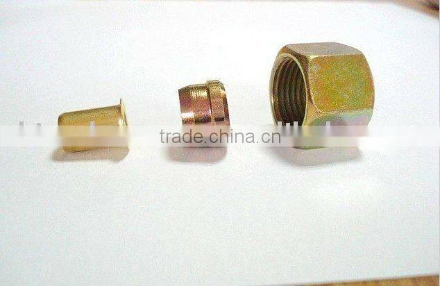 Iron three pieces connector fitting