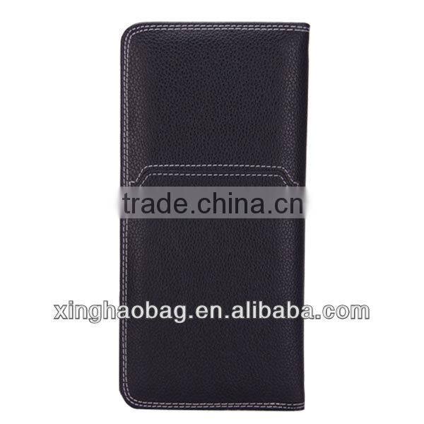 100% genuine leather travel document wallet