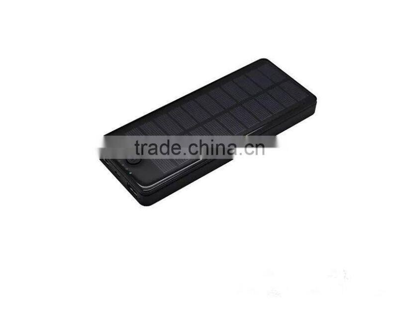 Dual USB Ports 15000mah Solar Panel Charger Power Pack Power Bank For iPhone Samsung Cell Phone Tablet MP4 Camera