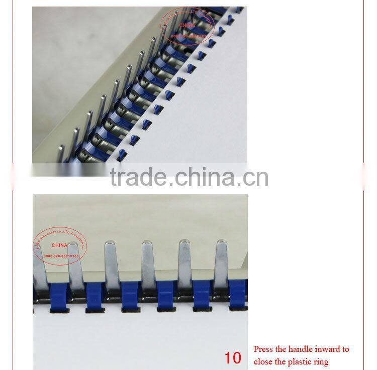 Spiral book binding machine