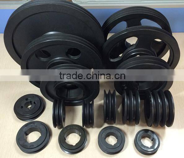 Large air compressor belt pulley
