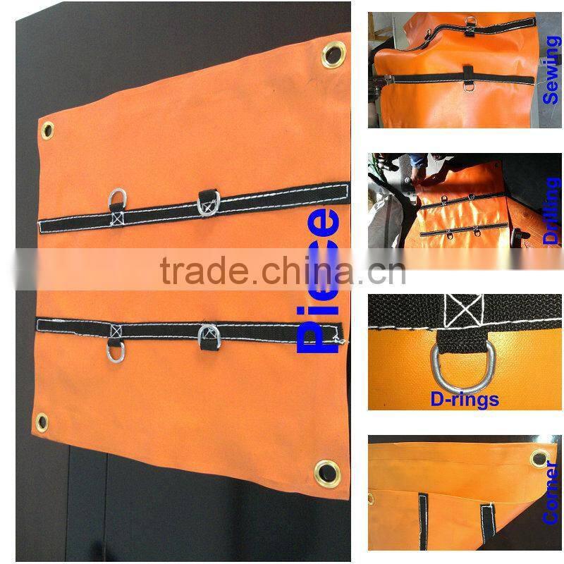 Rot-resistant brass eyelets PVC Tarpaulin for Truck and Boat Covers