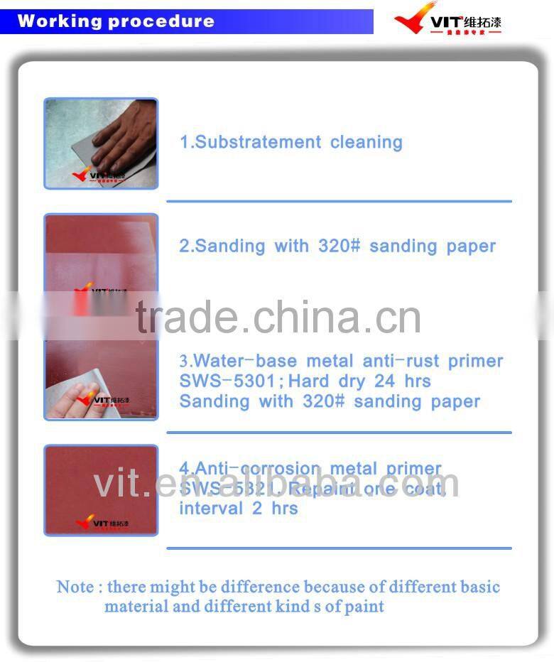 VIT excellent adhesion performance metal anti-rust paint
