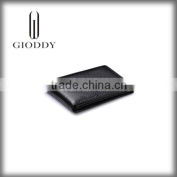 Handmade china fashion pure genuine leather famous brand men's wallets