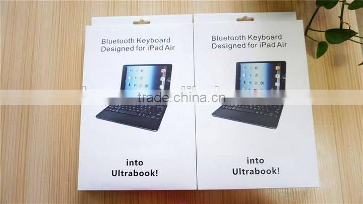 Ultra thin aluminium bluetooth keyboard for iPad mini 2/3,wireless keyboard for ipad air 2