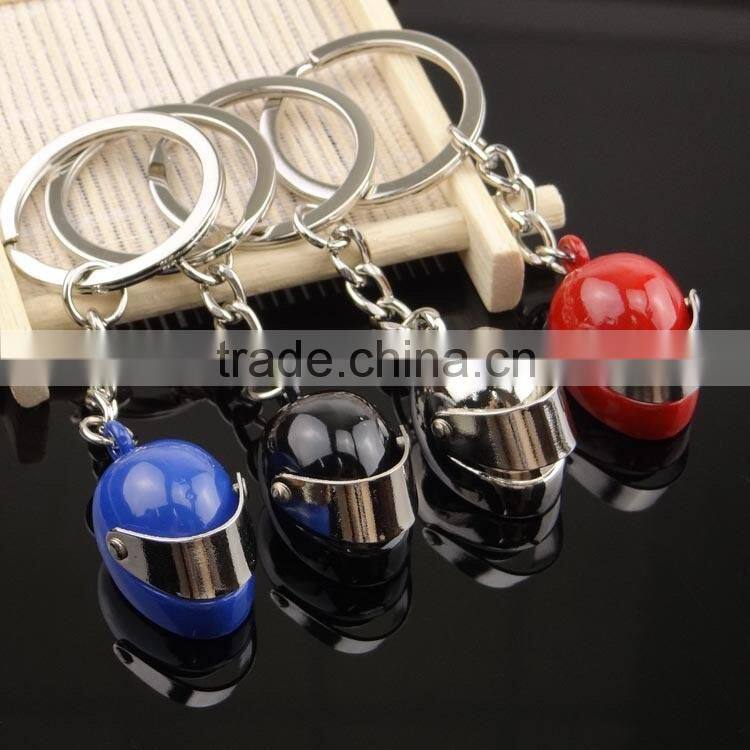 3D unique fashion motorcycle helmet key ring