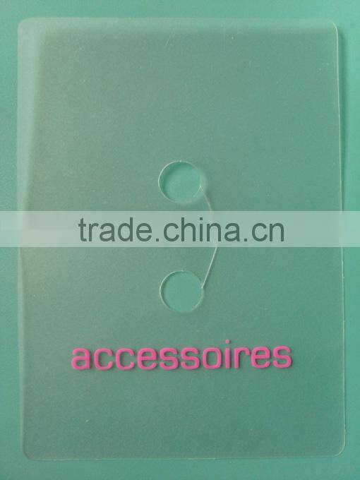 Wholesale custom cheap garment printable plastic embossed logo label