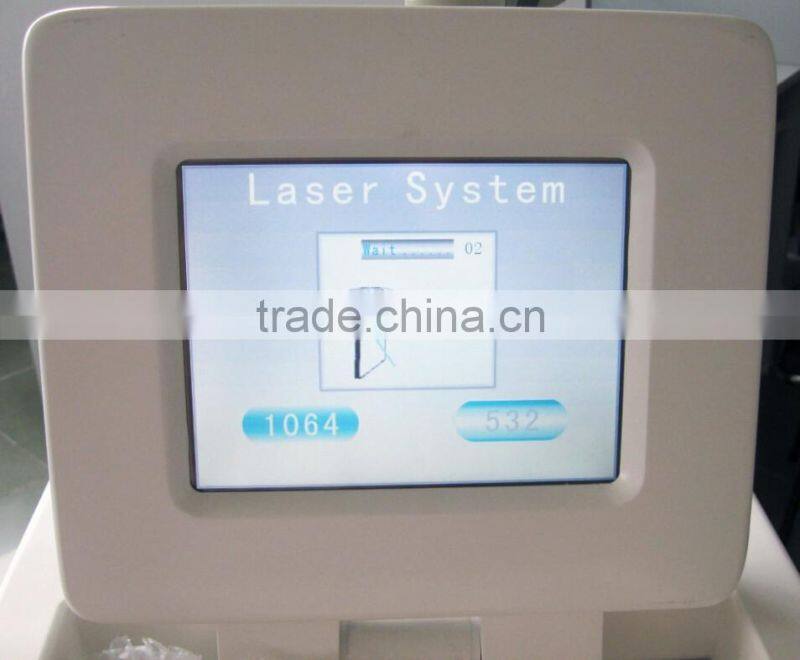 Long pulsed ND YAG laser for tattoo removal