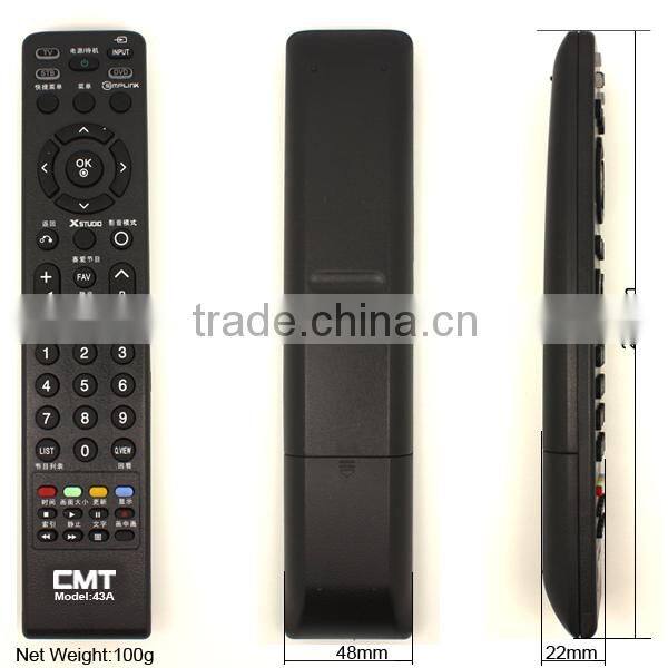 CMT-43A universal remote control for lg lcd tv spare parts