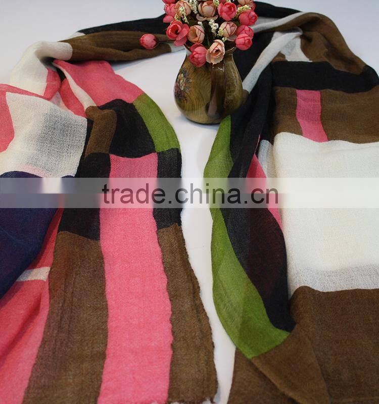 Yi Wu fashion India viscose scarf 100 viscose scarf