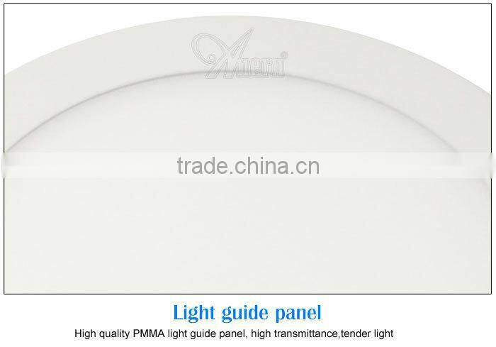 Round light led panel light factory with CE RoHS approved