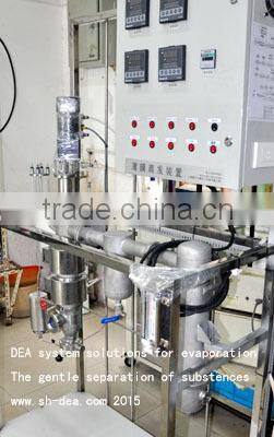 Lab thin film evaporator for the algae biodiesel BML-10