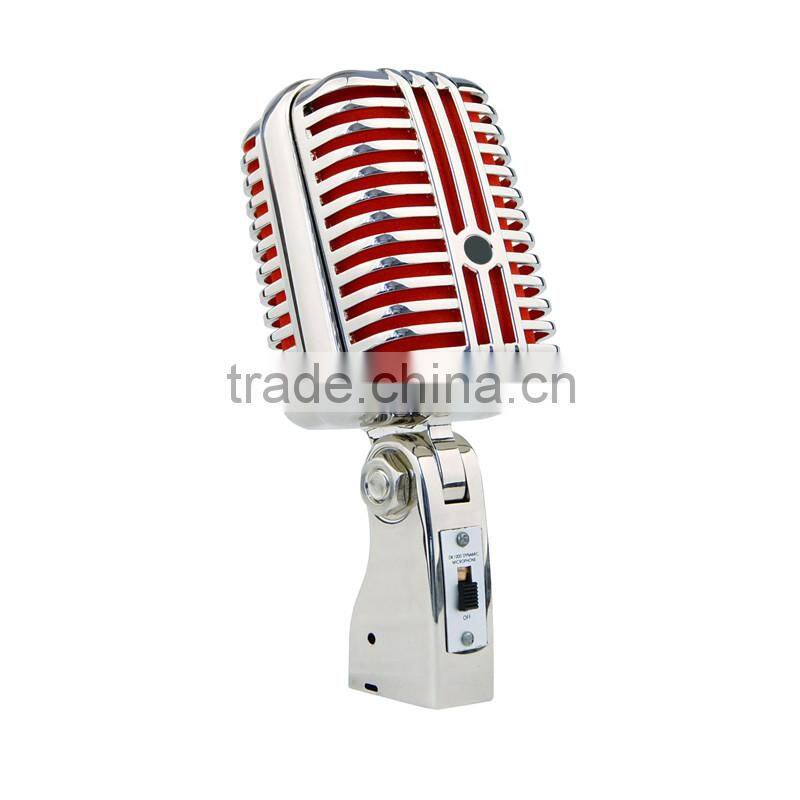 High end dynamic microphone for karaoke and speech