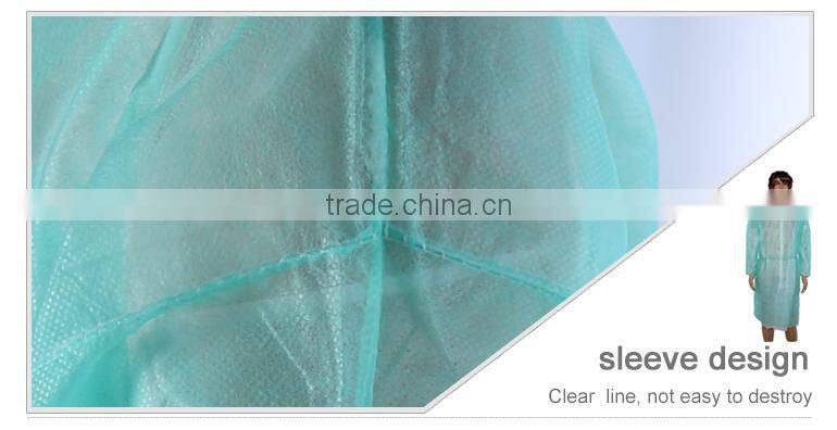 Hospital sterile sugical gown,sms surgical gown,Hook & Loop hospital gowns