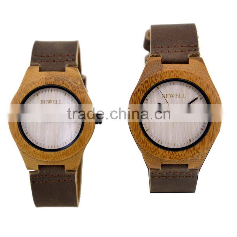Bewell Handmade Eco-Friendly 100% Natrual Wood Watch Custom Made Souvenir