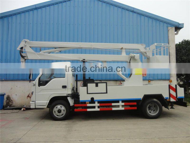 China factory new design 12m high platform operation truck