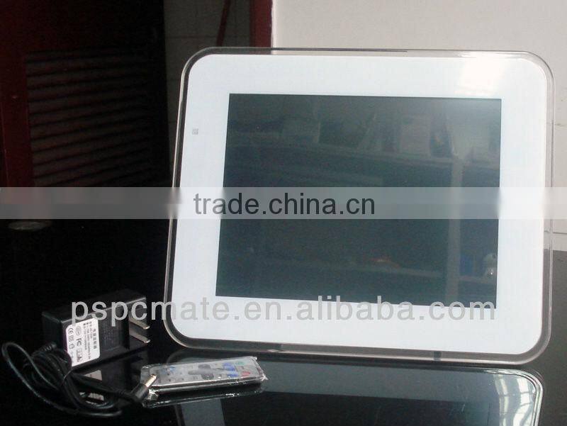 full function,new wood frame 7 inch digital photo frame multifunction,7 inch wood frame DPF