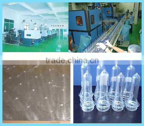 206# clear plastic PET drinks can