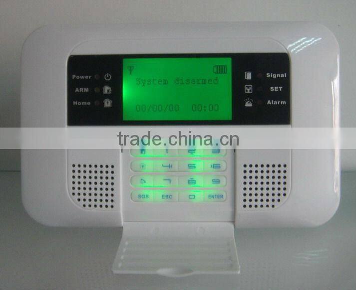 New Quad-band LCD Security System for Home Intruder Alarm
