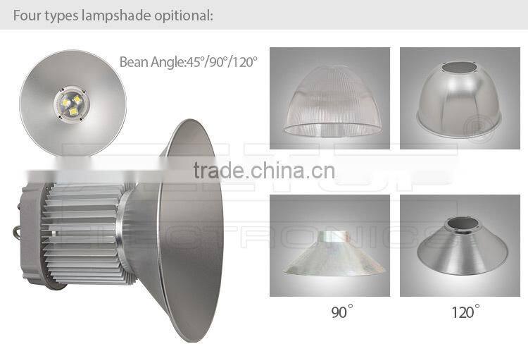 Outdoor IP67 waterproof bridgelux cob 150w low power highbay
