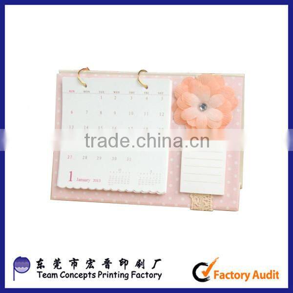 2016 notepad desk calendar hotsale with best price