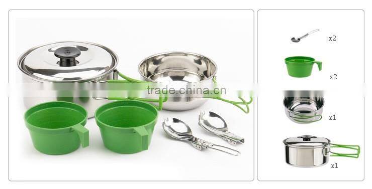 Stainless steel cook set