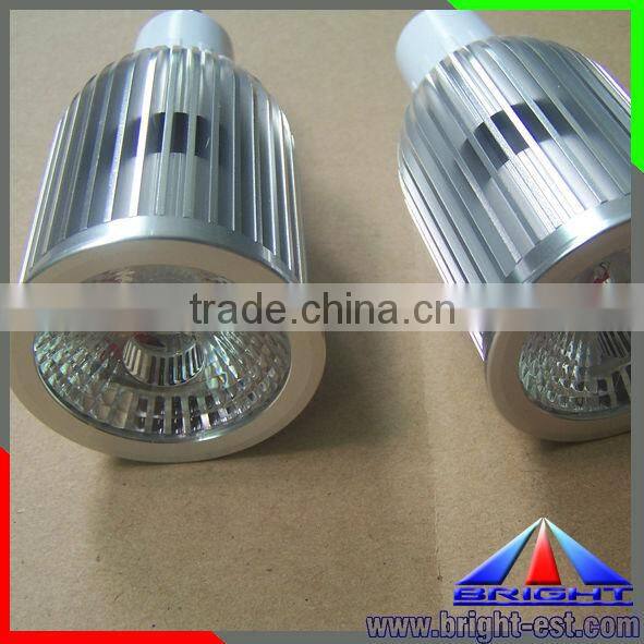 7W Epistar Dimmable 0-100% COB LED Spotlight GU10 12v