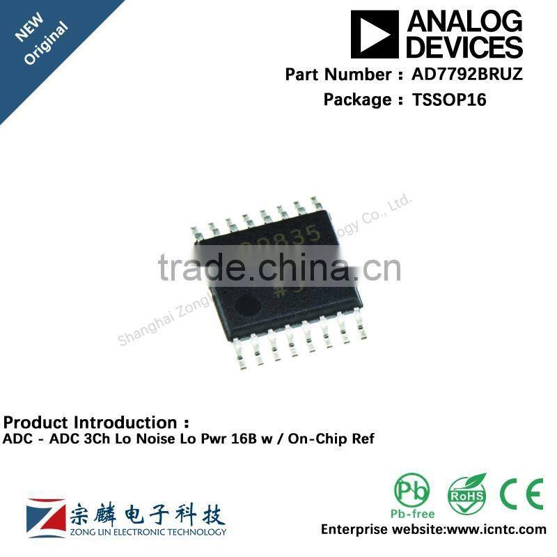 Genuine original AD7792BRUZ TSSOP16 TSSOP16 AD7792 ADC