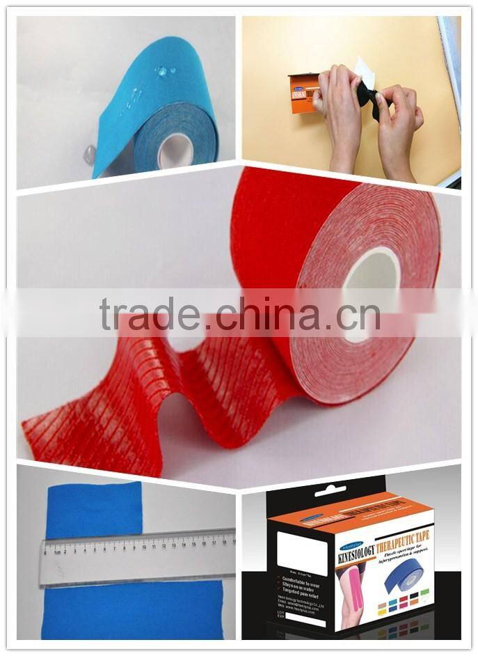 OEM factory kinesiology cotton elastic sport tape for athletes from china