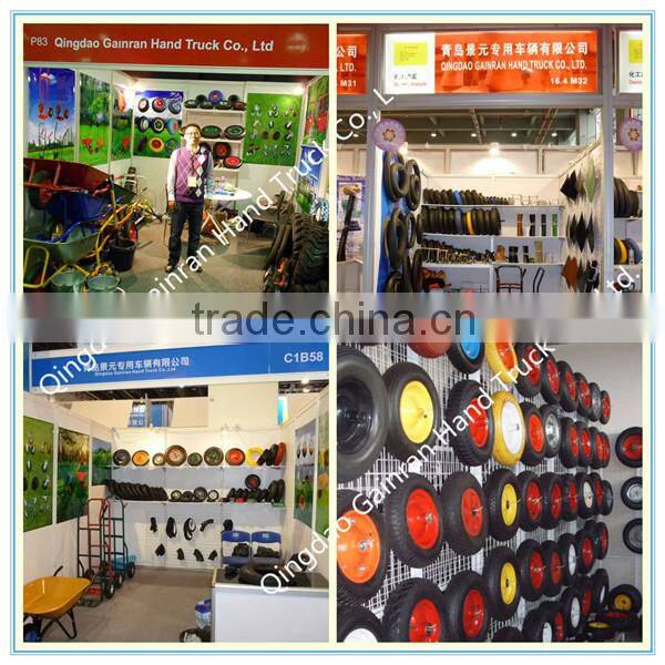 Heavy duty wheelbarrow solid wheels