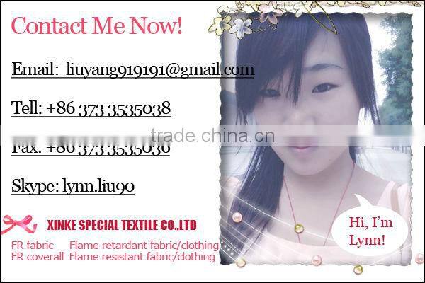 HI-VI yellow Modacrylic fire resistant fabric for Apparel&workwear