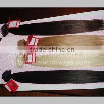 QUALITY REMY 8 pieces full set clip in hair extensions