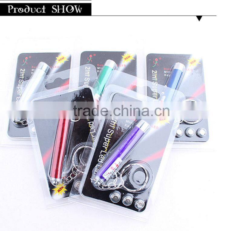 2 In1 Red Laser Pointer Pen with Blue Light Show Funny Pet stick Cat Toy