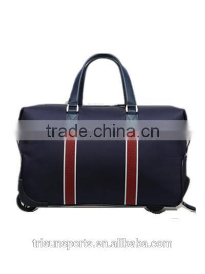 welcome customized fashion business rolling duffel bag for travel