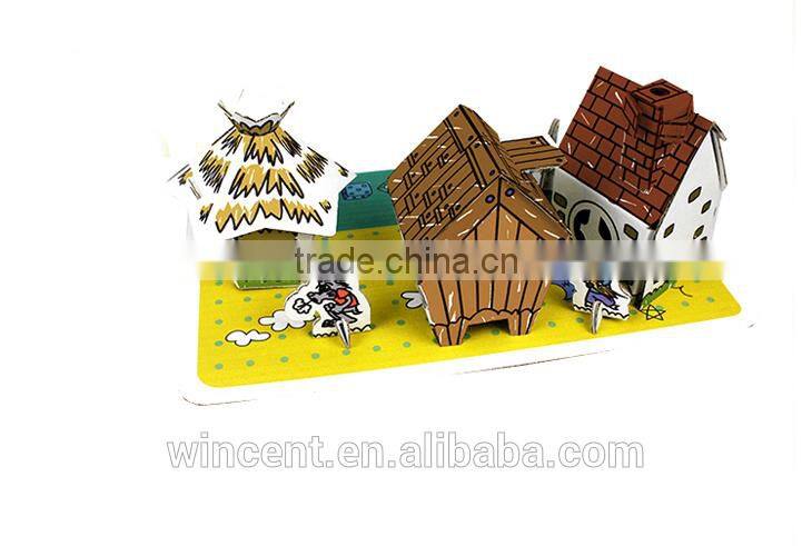 Kids Educational Toy 3D Paper Drawing Puzzle