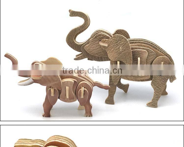 Various Sizes 3d puzzle wooden toy