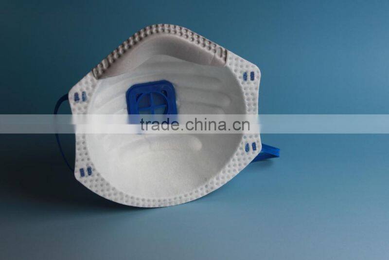 FFP2 V dust mask respirator with CE certificate