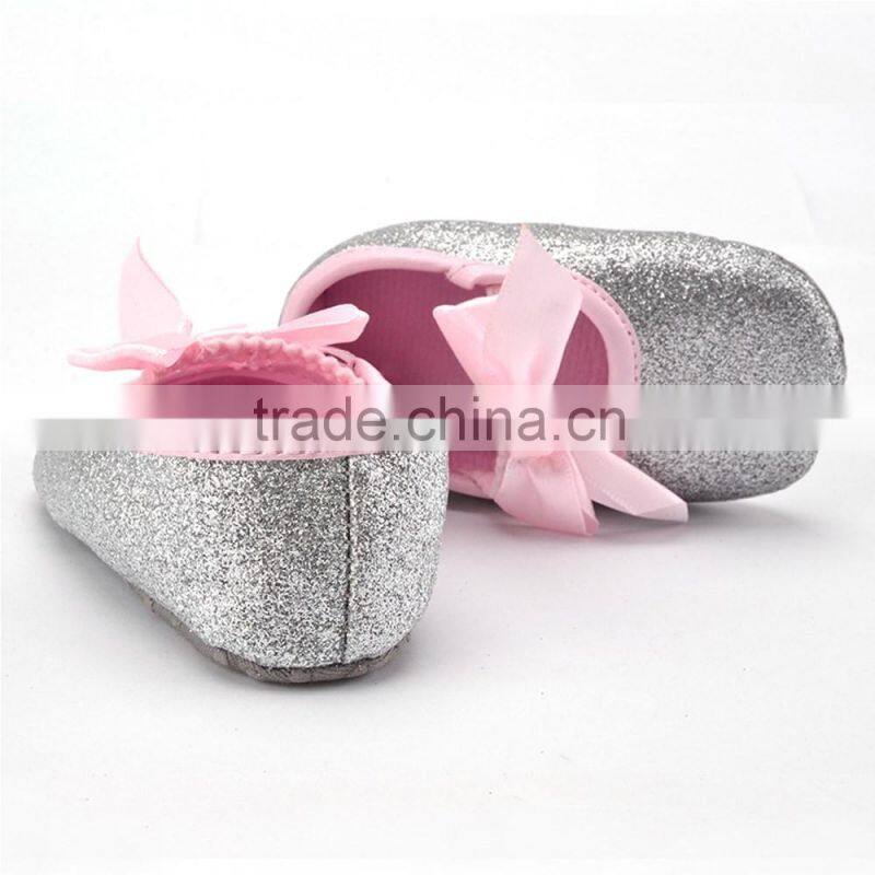 2016 A-bomb Summer Baby Girl toddler Soft Sole Bowknot Bling Bling Shoes Prewalker Socks Sneakers/baby girls prewalker shoes